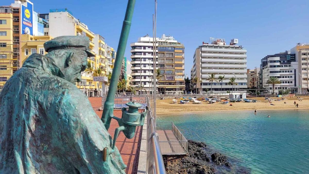 Apartamento Con Balcon En La Playa De Las Canteras Las Palmas de Gran Canárias Exterior foto